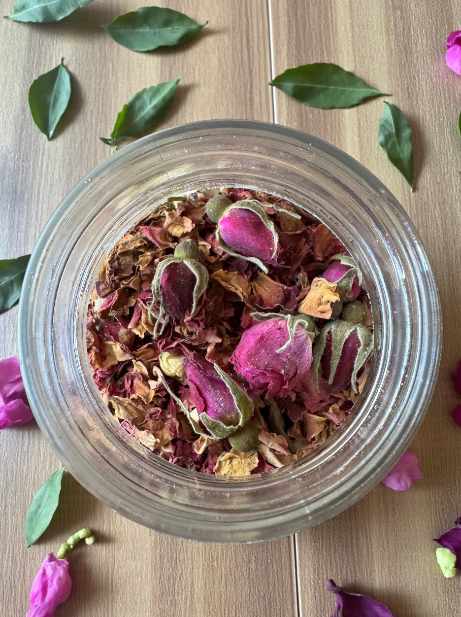 Floral Rose & Oat Bath Soak / Sales de Baño Renovación Herbal