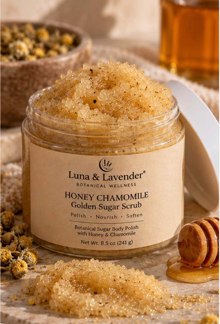 Luna & Lavender® Honey Chamomile Golden Sugar Scrub