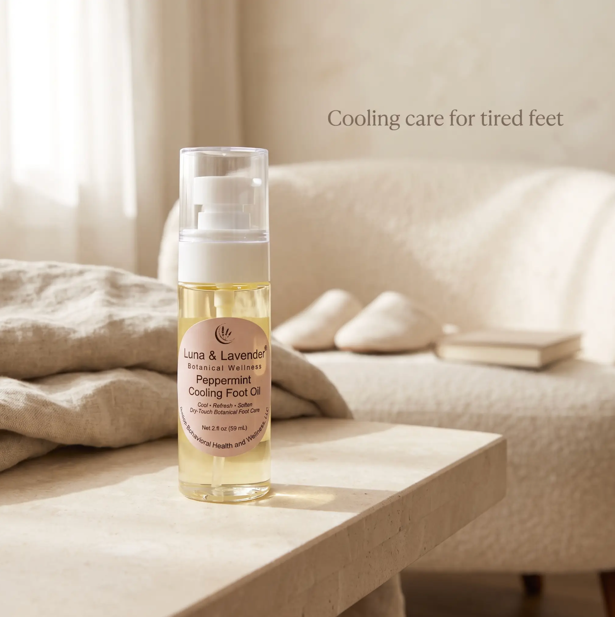 Luna & Lavender® Peppermint Cooling Foot Oil