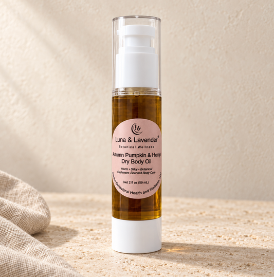Luna & Lavender® Autumn Pumpkin & Hemp Dry Body Oil