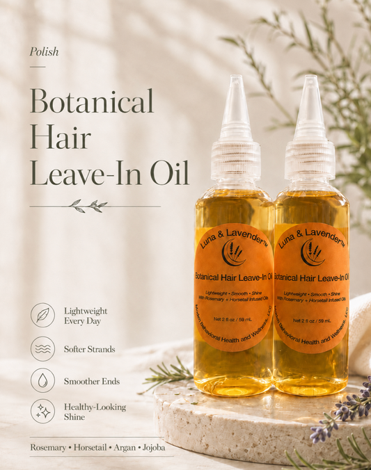 Luna & Lavender® Botanical Hair Leave-In Oil