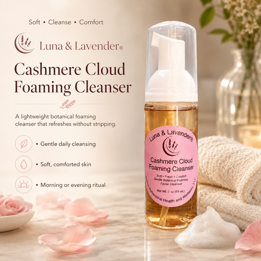Luna & Lavender®  Cashmere Cloud Foaming Cleanser
