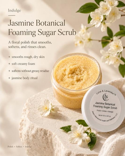 Luna & Lavender™ Jasmine Botanical Foaming Sugar Scrub