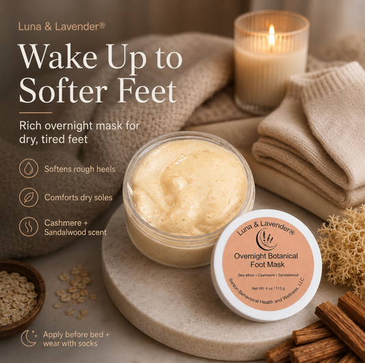 Luna & Lavender® Overnight Botanical Foot Mask