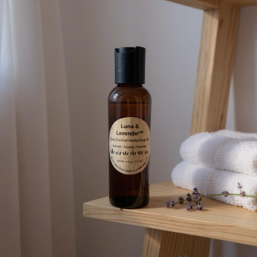 Daily Comfort Herbal Body Oil / Aceite Corporal Herbal para el Confort Diario