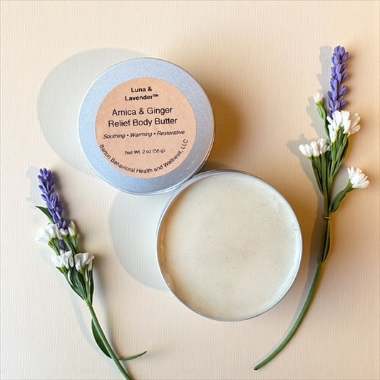 Arnica & Ginger Relief Body Butter / Manteca Corporal de Árnica y Jengibre