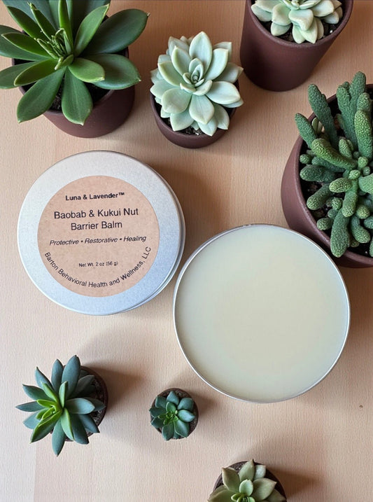Luna & Lavender™ Baobab & Kukui Nut Barrier Balm - Barton Behavioral Health and Wellness, LLC