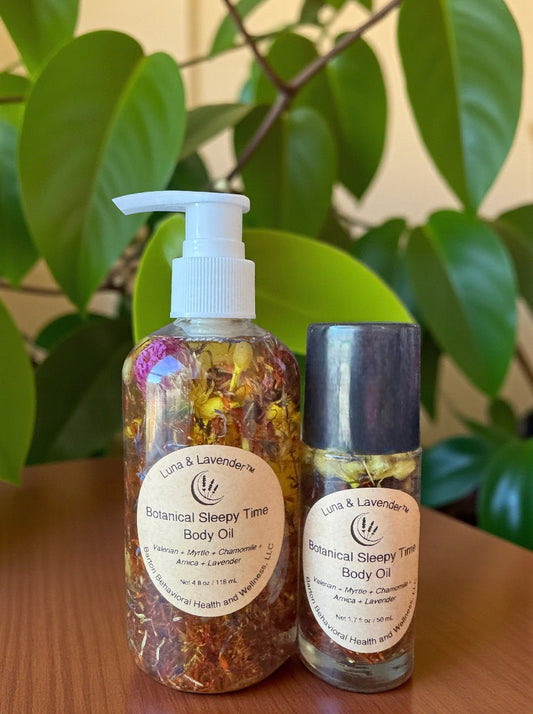 Botanical Sleepy Time Body Oil - Barton Behavioral Health and Wellness, LLC