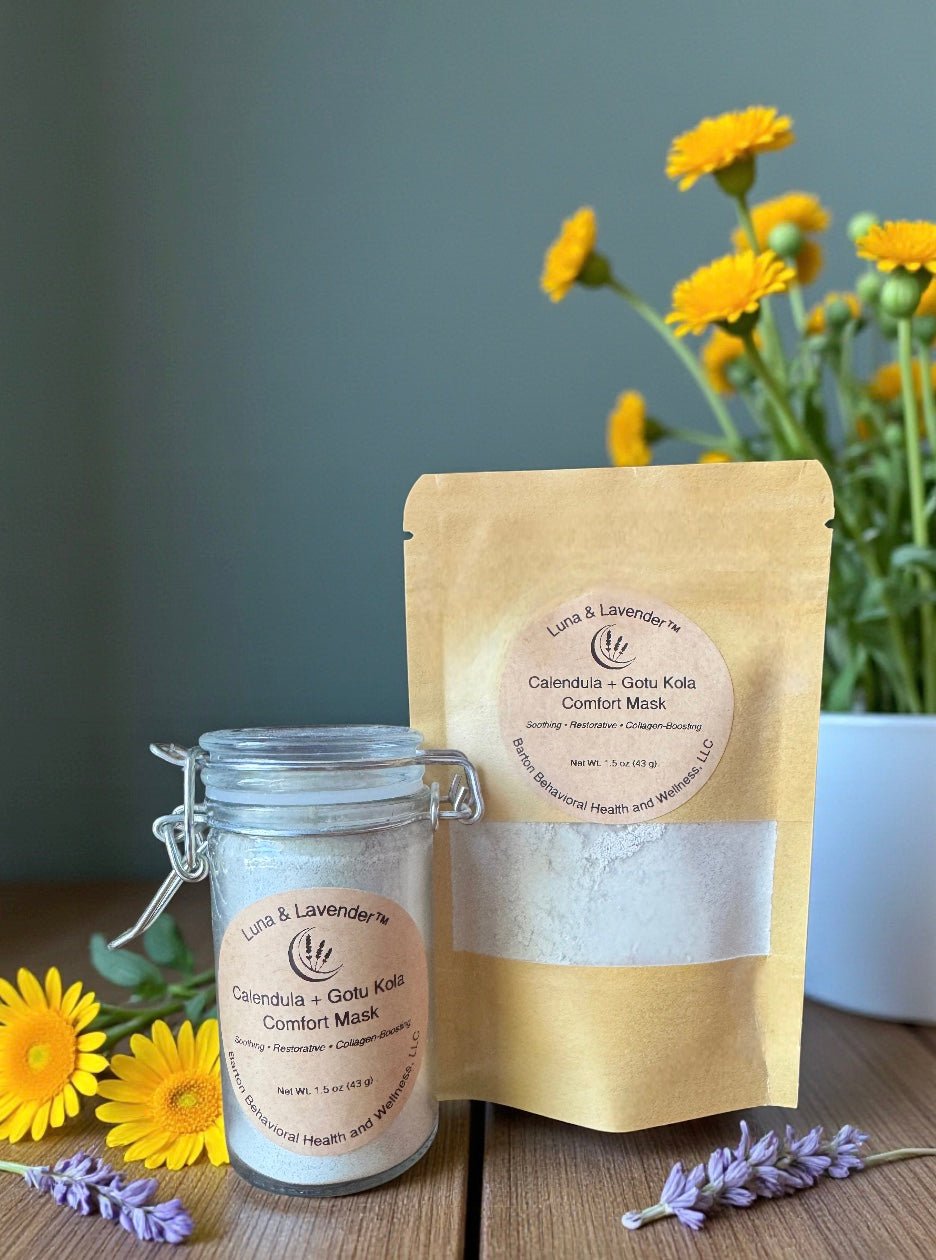 Calendula + Gotu Kola Comfort Mask - Barton Behavioral Health and Wellness, LLC