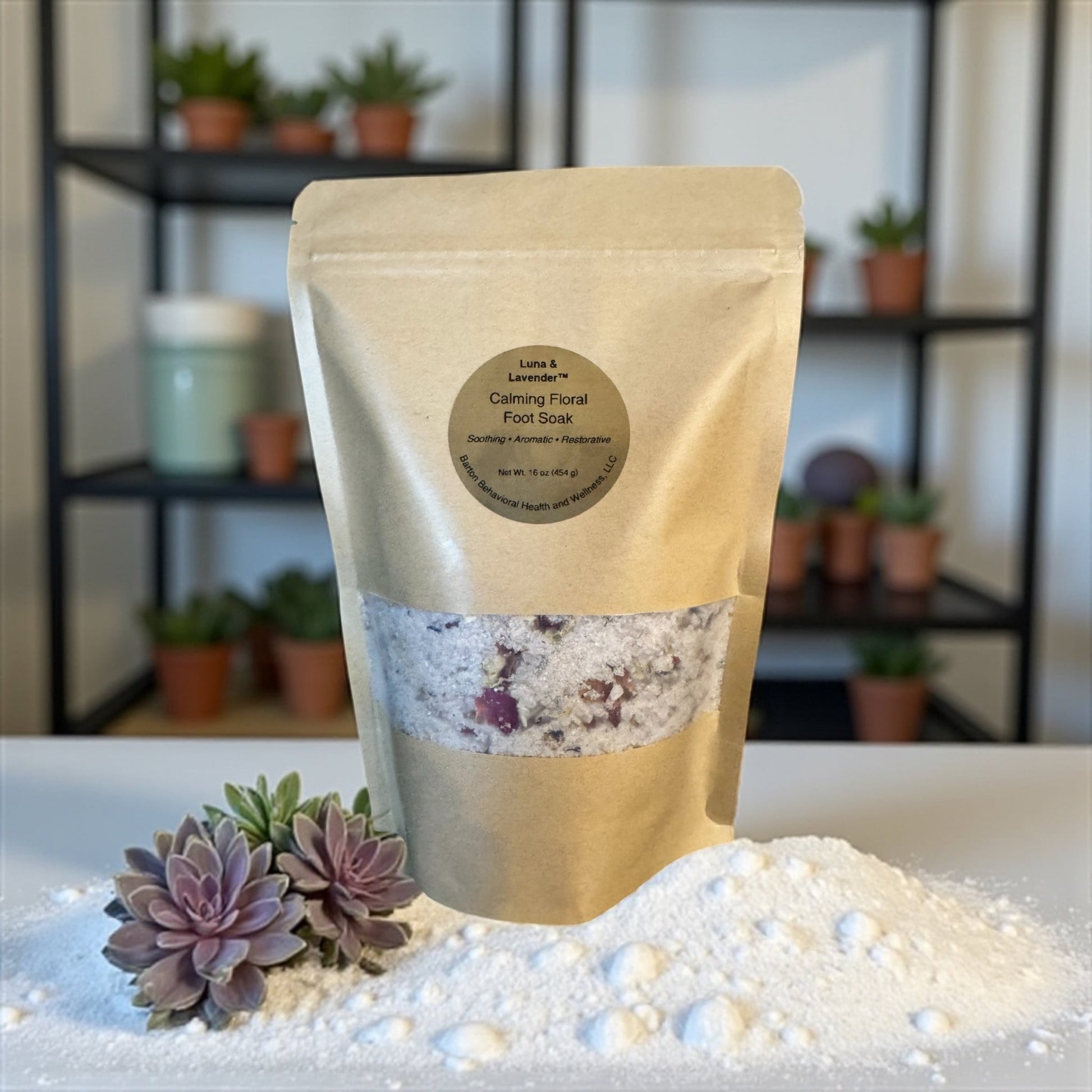 Calming Floral Foot Soak - Barton Behavioral Health and Wellness, LLC