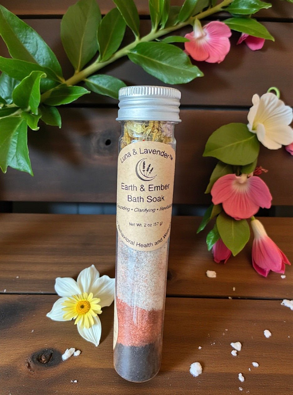 Luna & Lavender™ Earth & Ember Bath Soak - Barton Behavioral Health and Wellness, LLC