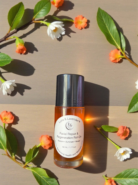 Luna & Lavender™ Facial Repair & Regeneration Roll-On - Barton Behavioral Health and Wellness, LLC