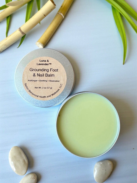 Luna & Lavender™ Grounding Foot & Nail Balm - Barton Behavioral Health and Wellness, LLC