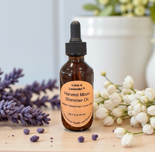 Luna & Lavender™ Harvest Moon Shimmer Oil - Barton Behavioral Health and Wellness, LLC