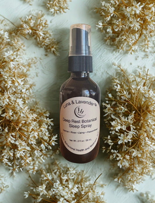 Luna & Lavender™ Deep Rest Botanical Sleep Spray - Barton Behavioral Health and Wellness, LLC