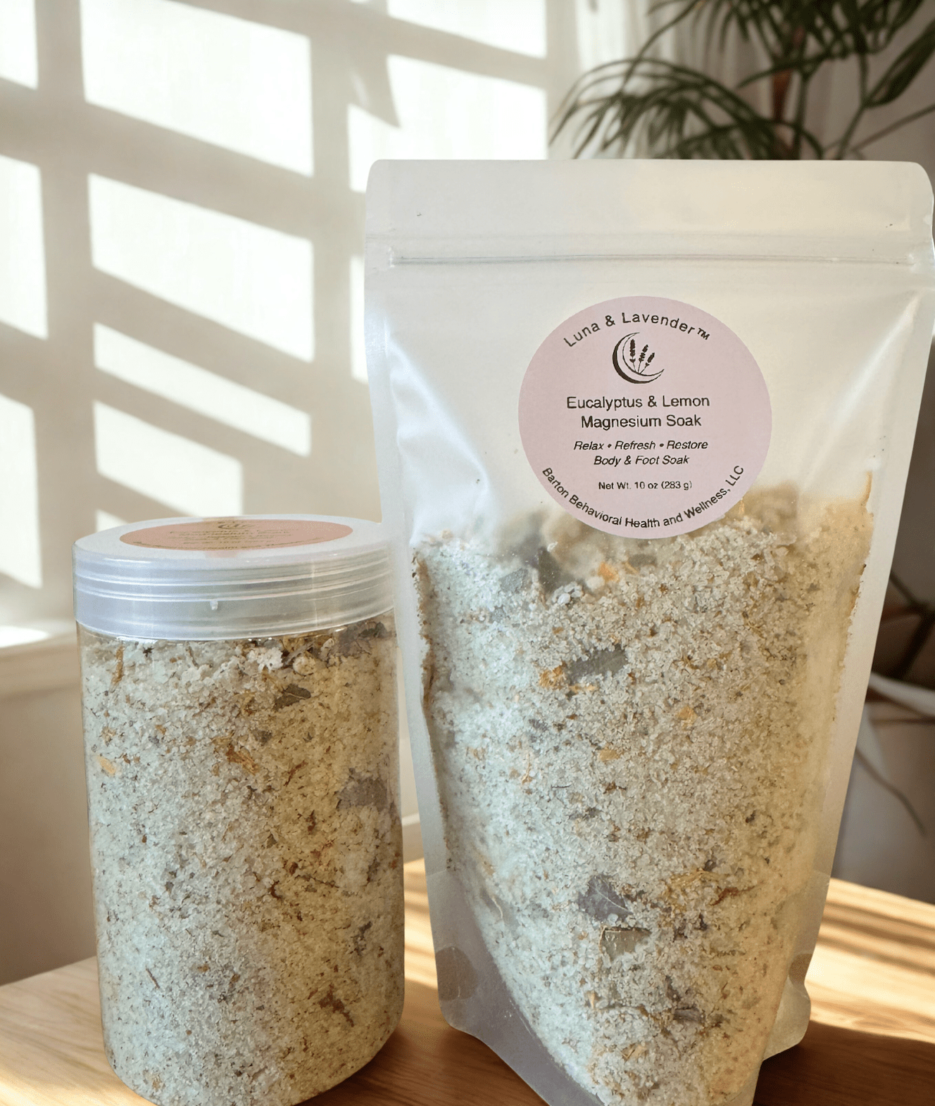Luna & Lavender™ Eucalyptus & Lemon Magnesium Soak - Barton Behavioral Health and Wellness, LLC