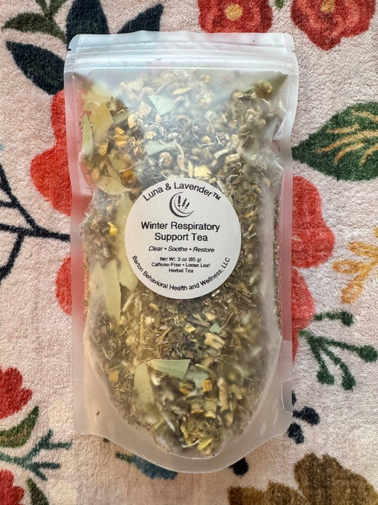 Luna & Lavender™ Winter Respiratory Support Tea - Barton Behavioral Health and Wellness, LLC