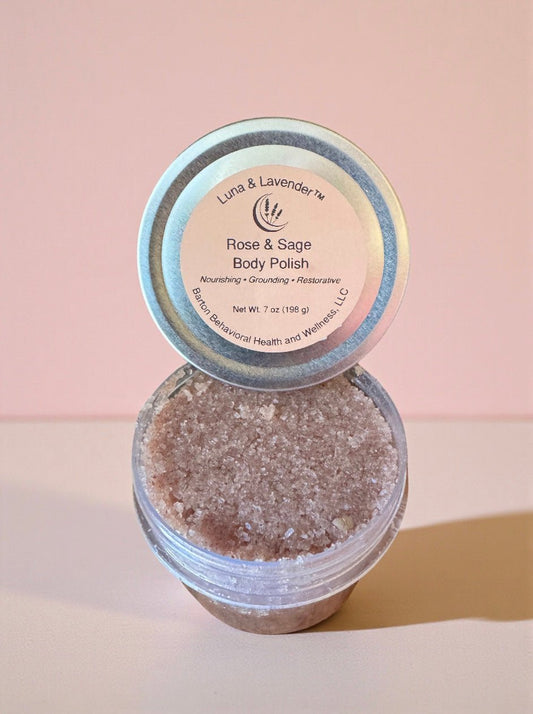Rose & Sage Body Polish - Barton Behavioral Health and Wellness, LLC