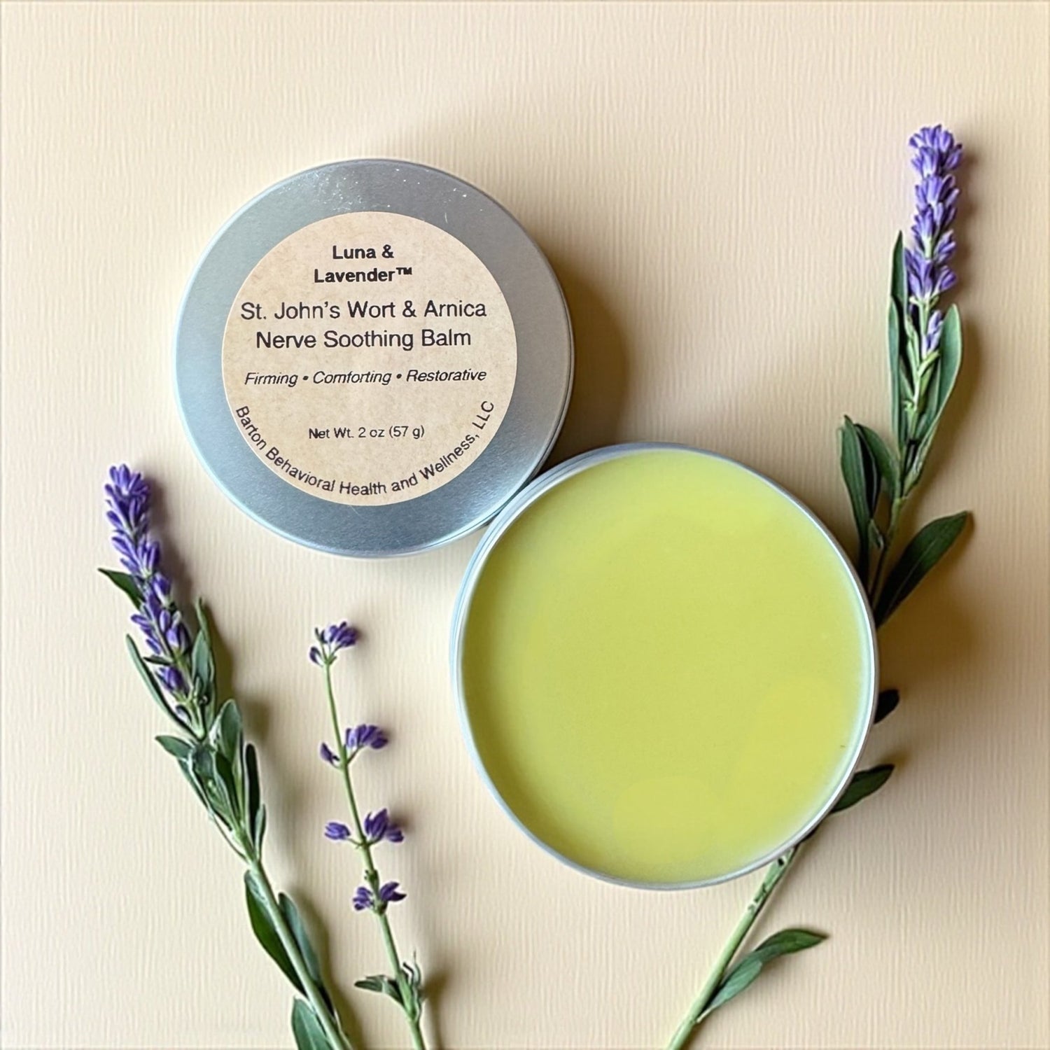 St. John’s Wort & Arnica Nerve Soothing Balm - Barton Behavioral Health and Wellness, LLC