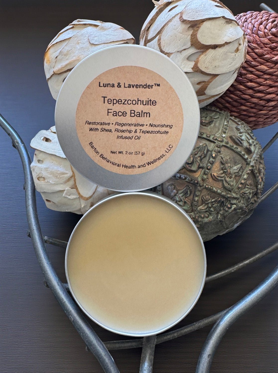 Luna & Lavender™ Tepezcohuite Face Balm - Barton Behavioral Health and Wellness, LLC