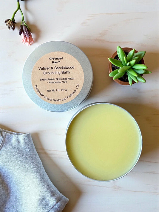 Luna & Lavender™ Vetiver & Sandalwood Grounding Balm- Barton Behavioral Health and Wellness, LLC